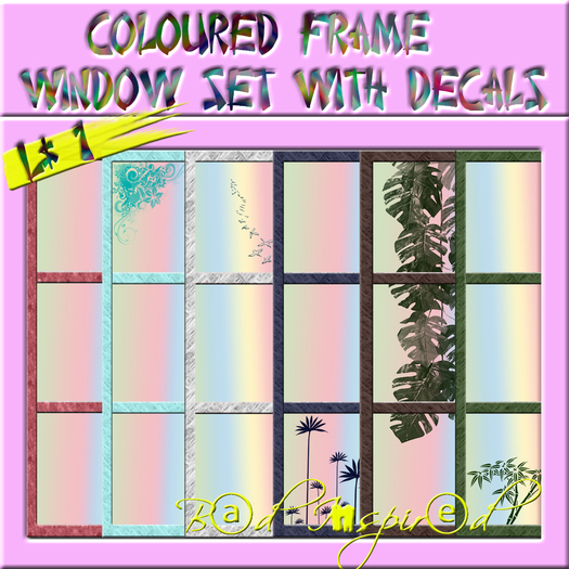 Windows set coloured frame