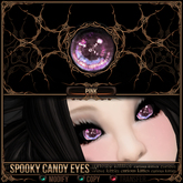 =^.^= Curious Kitties - Spooky Candy Eyes - Pink