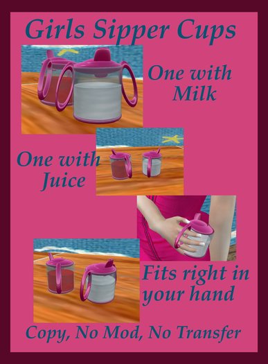 Girls Sipper Cups