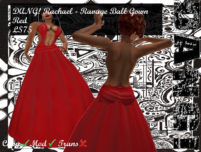 DANG! Rachael ~ Ravage Dress ~ Red