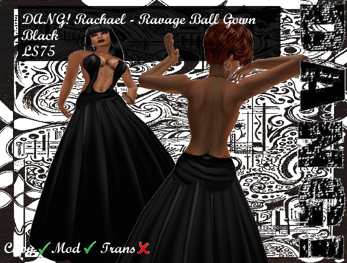 DANG! Rachael ~ Ravage Dress ~ Black