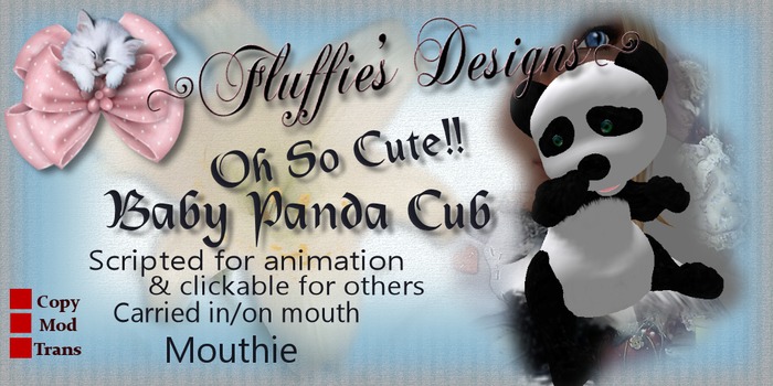 ~FD~Baby Panda Mouthie