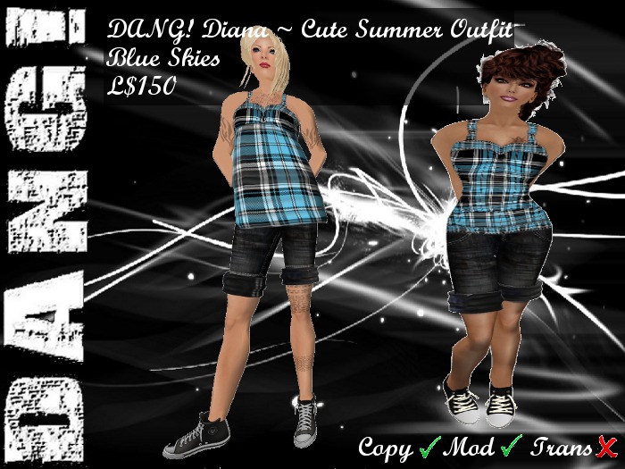 DANG! Diana ~ Summer Outfit (Blue Skies)