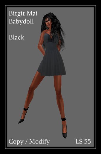 Birgit Mai Babydoll Black
