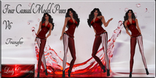 Lady Creations - Four Casual Model Poses V6 Transfer