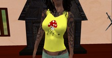 .:KK:. Mushroom Shirt (Yellow)