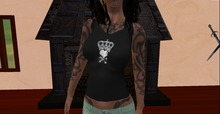 .:KK:. Heart Crown Tank (Black)