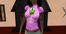 .:KK:. Frog Shirt (Pink)