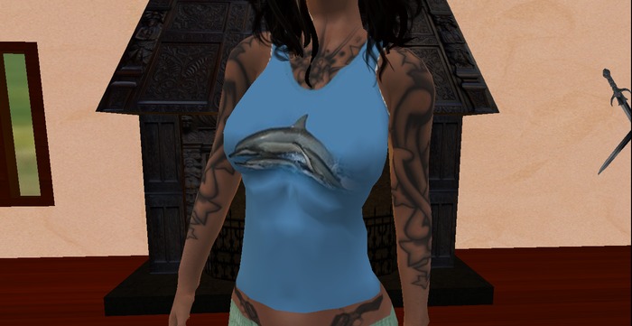 .:KK:. Dolphin Vest (Blue)