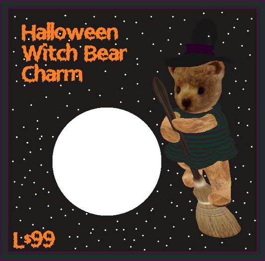 Witch Bear Charm