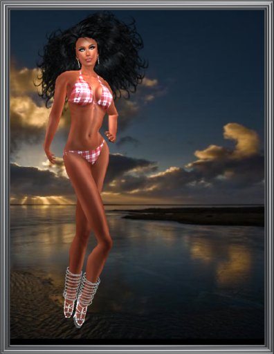 Birgit Mai Bikini Red/White