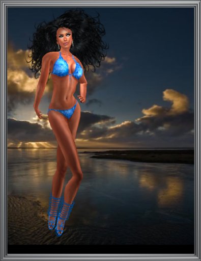 Birgit Mai Bikini Blue