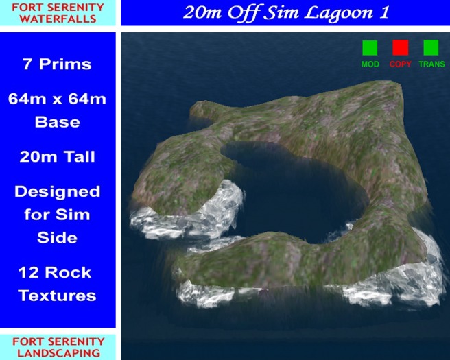 Off Sim - 64m x 20m Off Sim Lagoon 1 (v9.3c) Box