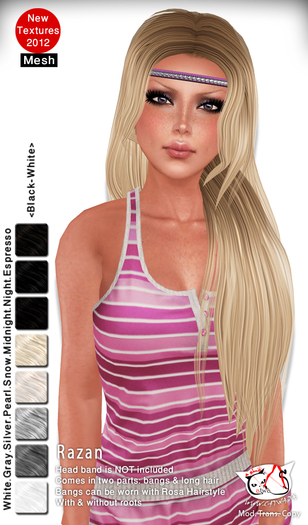 ^;^CaTwA^;^ Mesh Razan/Black-White