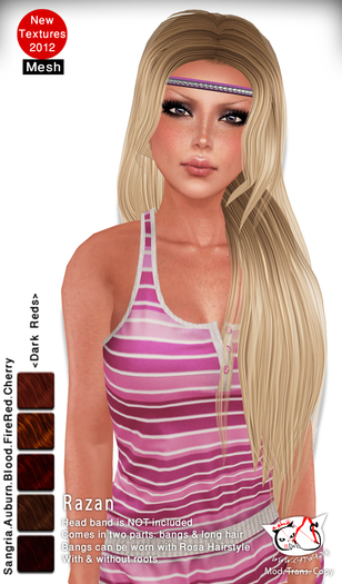 ^;^CaTwA^;^ Mesh Razan/Dark Reds