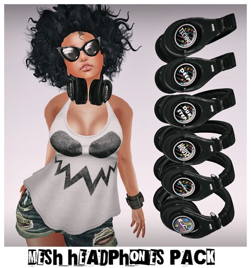 OUTLET ::Zup:: Mesh HeadPhones Pack #02