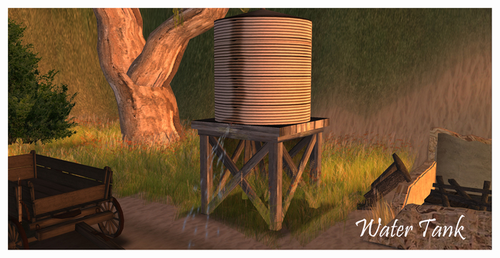 Old Water Tank with Shower Head