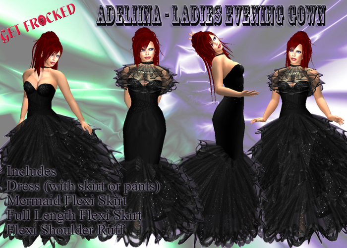 ADELIINA - Evening Dress - Black