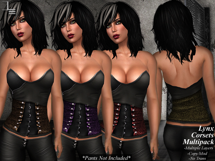 DE Designs - Lynx - Corset - Multipack