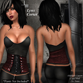 DE Designs - Lynx - Corset - Red