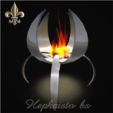 -----LS Inc. Fire Place HEPHAISTO beta silver -----