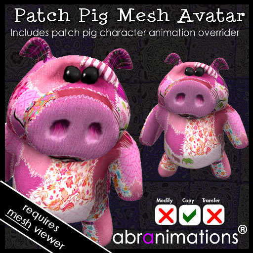 * Patch Pig Mesh Avatar *