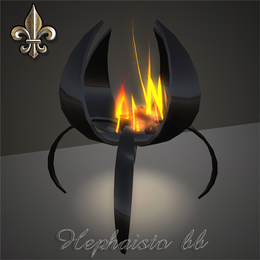 -----LS Inc. Fire Place HEPHAISTO beta black-----