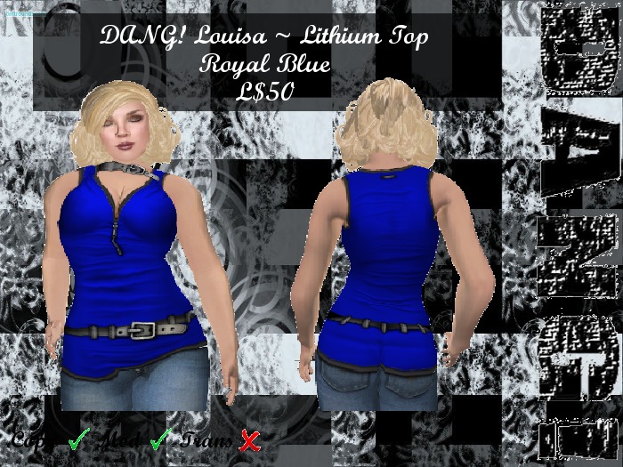 DANG! Louisa Lithium Shirt Royal Blue