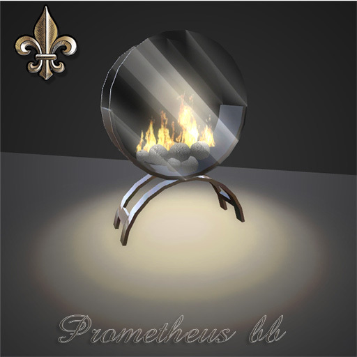  Fire Place PROMETHEUS beta black