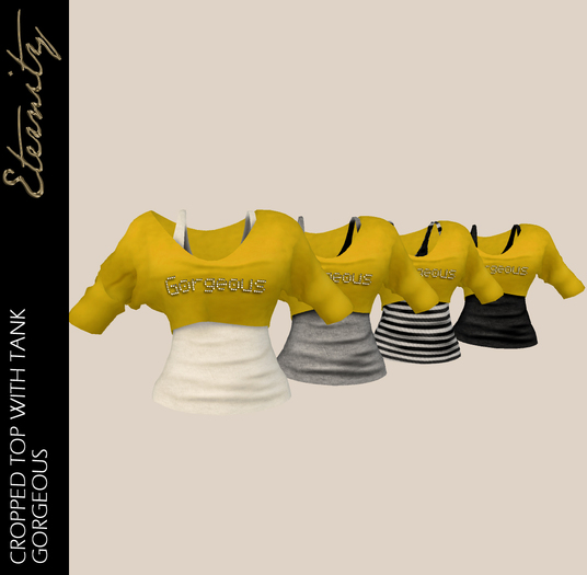 .::J&K::. Cropped Top w/ Tank - Gorgeous