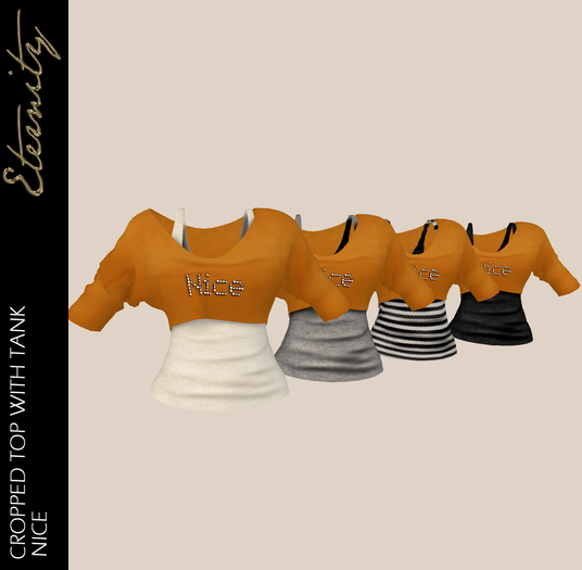 .::J&K::. Cropped Top w/ Tank - Nice