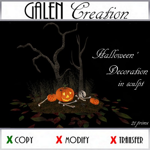 *** GALEN CREATION *** Deco Halloween 5
