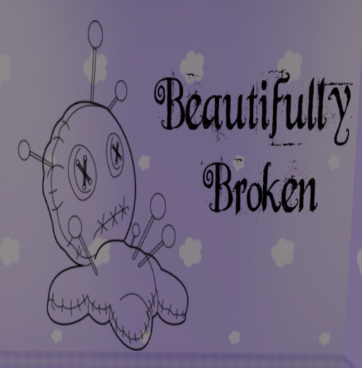 beautifully broken decal