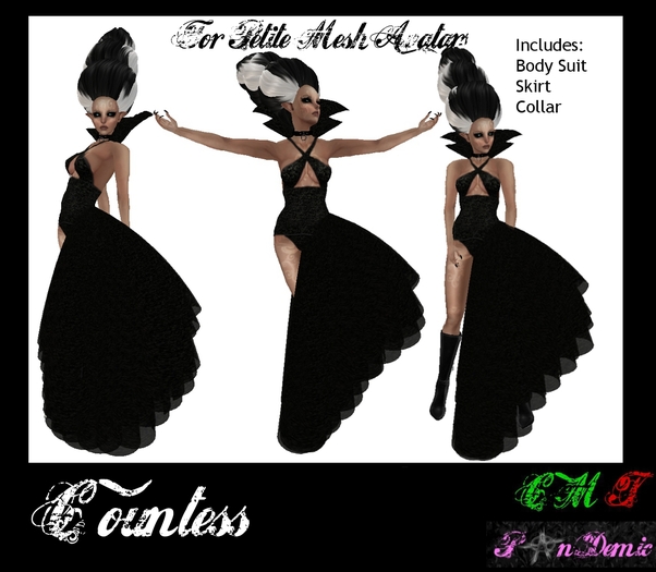 ..:{*PanDemic*}:.. Countess Black Petite
