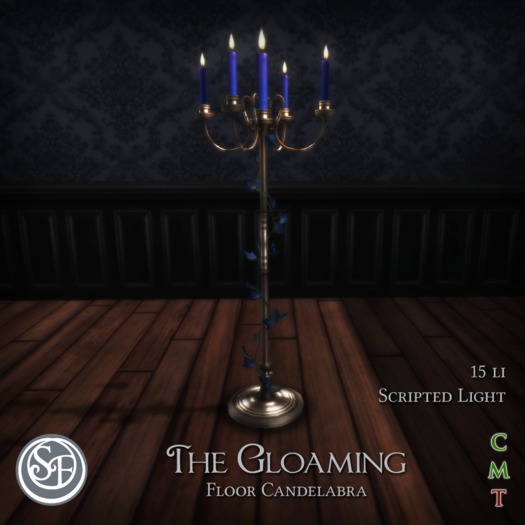 .:SF:. "The Gloaming" Floor Candelabra