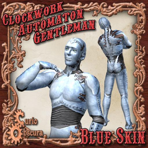 Curio Obscura - Clockwork Automaton Gentleman Blue