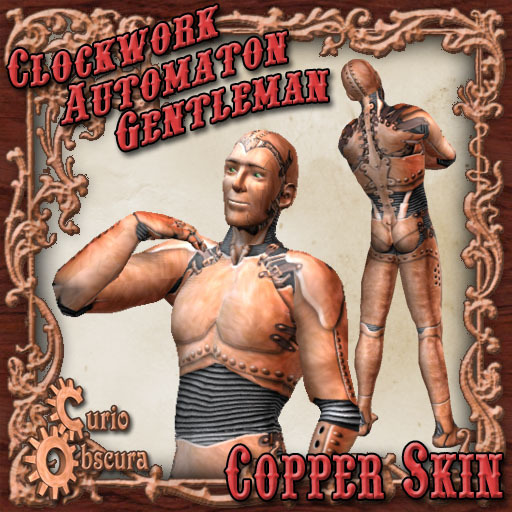 Curio Obscura - Clockwork Automaton Gentleman Copper