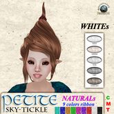 !! FANTAVATAR !! Petite - Sky-tickle WHITE s Hair F&M PET