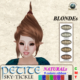 !! FANTAVATAR !! Petite - Sky-tickle BLONDE s Hair F&M PET