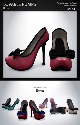 The Secret Store - Lovable Pumps - Rose 