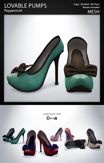 The Secret Store - Lovable Pumps - Peppermint 