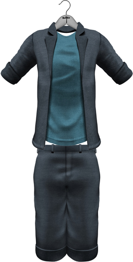 NYU - Debut, Cropped Jacket Set (Midnight/Blue)