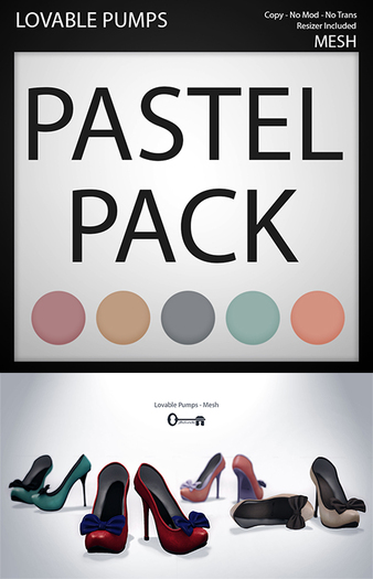The Secret Store - Lovable Pumps - Pastel Pack 