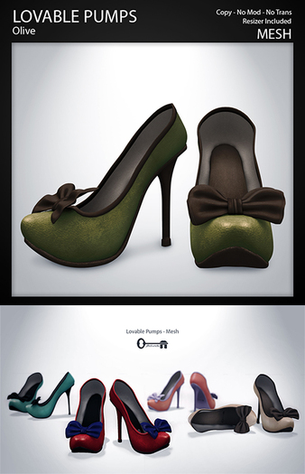The Secret Store - Lovable Pumps - Olive 