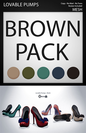 The Secret Store - Lovable Pumps - Brown Pack 