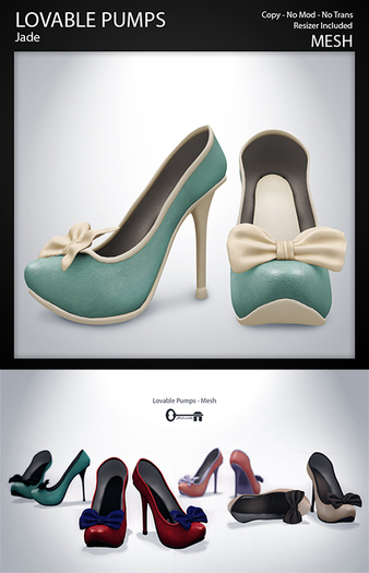 The Secret Store - Lovable Pumps - Jade 