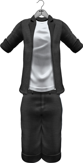 NYU - Debut, Cropped Jacket Set (Black/White)