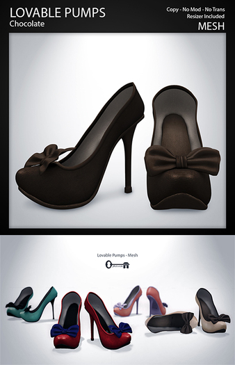 The Secret Store - Lovable Pumps - Chocolate 