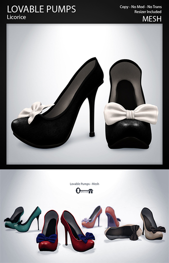 The Secret Store - Lovable Pumps - Licorice 
