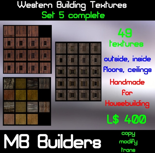 Western Textures Set 5 - Complete
